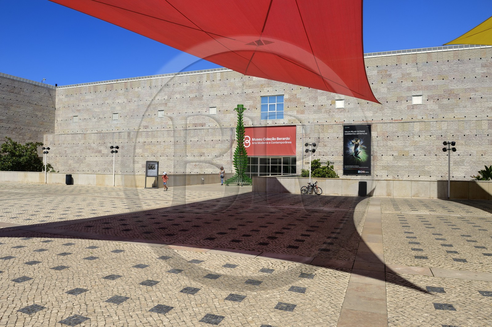 Portugal, Lisbonne, Bélem, le Centre Culturel de Belém des architectes Vittorio Gregotti et Manuel Salgado