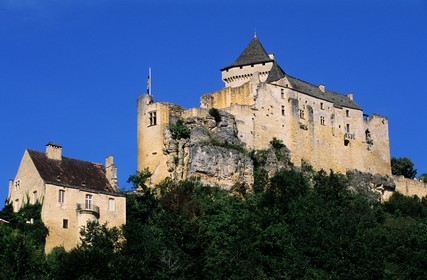 France, Dordogne (24), château de Castelnaud-la-Chapelle