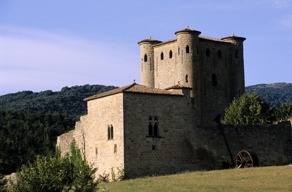 France, Aude (11), Donjon d'Arques (13 14ème siècle) dans le Razès cathare