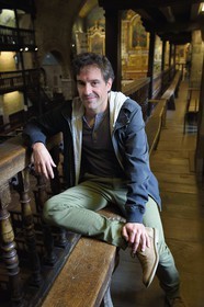 France, Pyrenees Atlantiques, Basque Country, Saint Etienne de Baigorry, Saint-Etienne (St. Stephen's) Church, the historian Antton Curutcharry