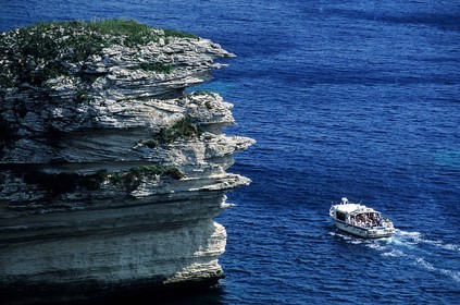 France, Corse du Sud, cliffs in Bonifacio