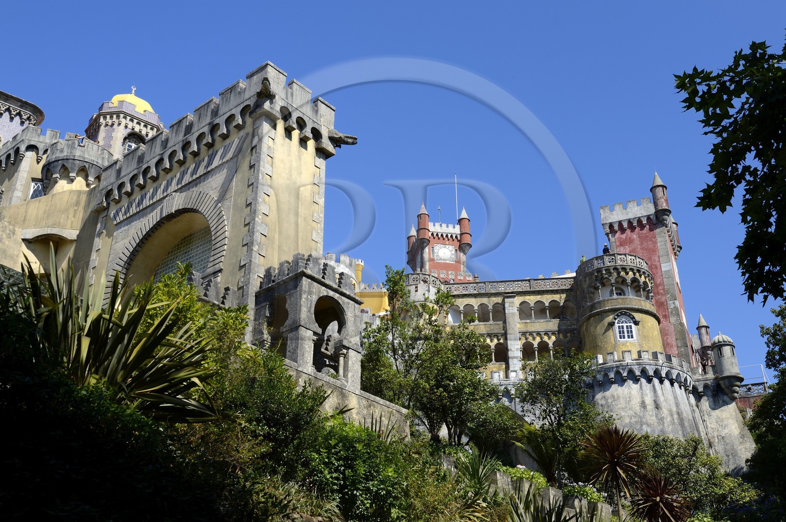 Portugal, Lisbon Region, Sintra, Pena National Palace (Palacio Nacional da Pena), listed as World Heritage by UNESCO