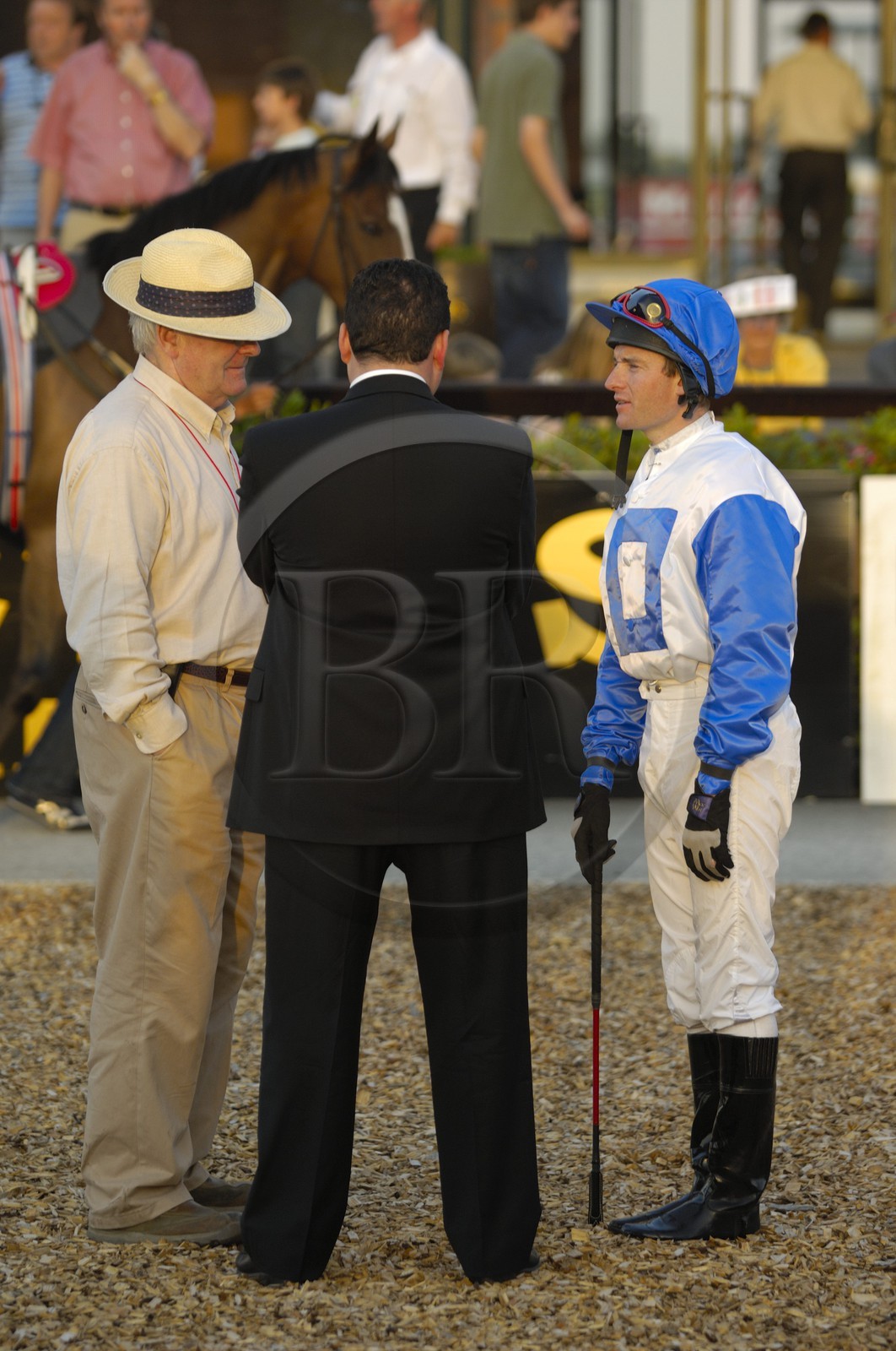 Irlande, Co. Meath, hippodrome de Fairyhouse, jockey