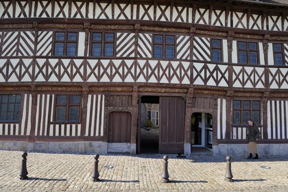 France, Seine-Maritime (76) Saint-Valery-en-Caux, the half-timbered house called Henry IV (1540) also called house Ladire