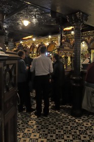 United Kingdom, Northern Ireland, Belfast, The Crown Liquor Saloon was founded in 1826 and is the unique pub to be part of the National Trust