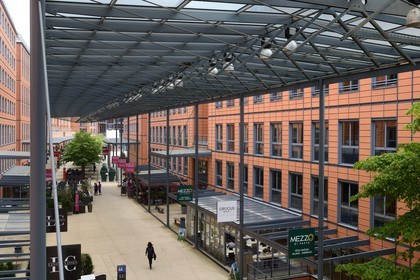 France, Rhone, Lyon, the Cite Internationale designed by the architect Renzo Piano