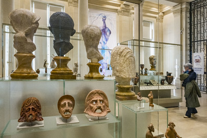 France, Paris (75), Bibliothèque Nationale de France (National Library of France), Richelieu site, the Hall of Columns