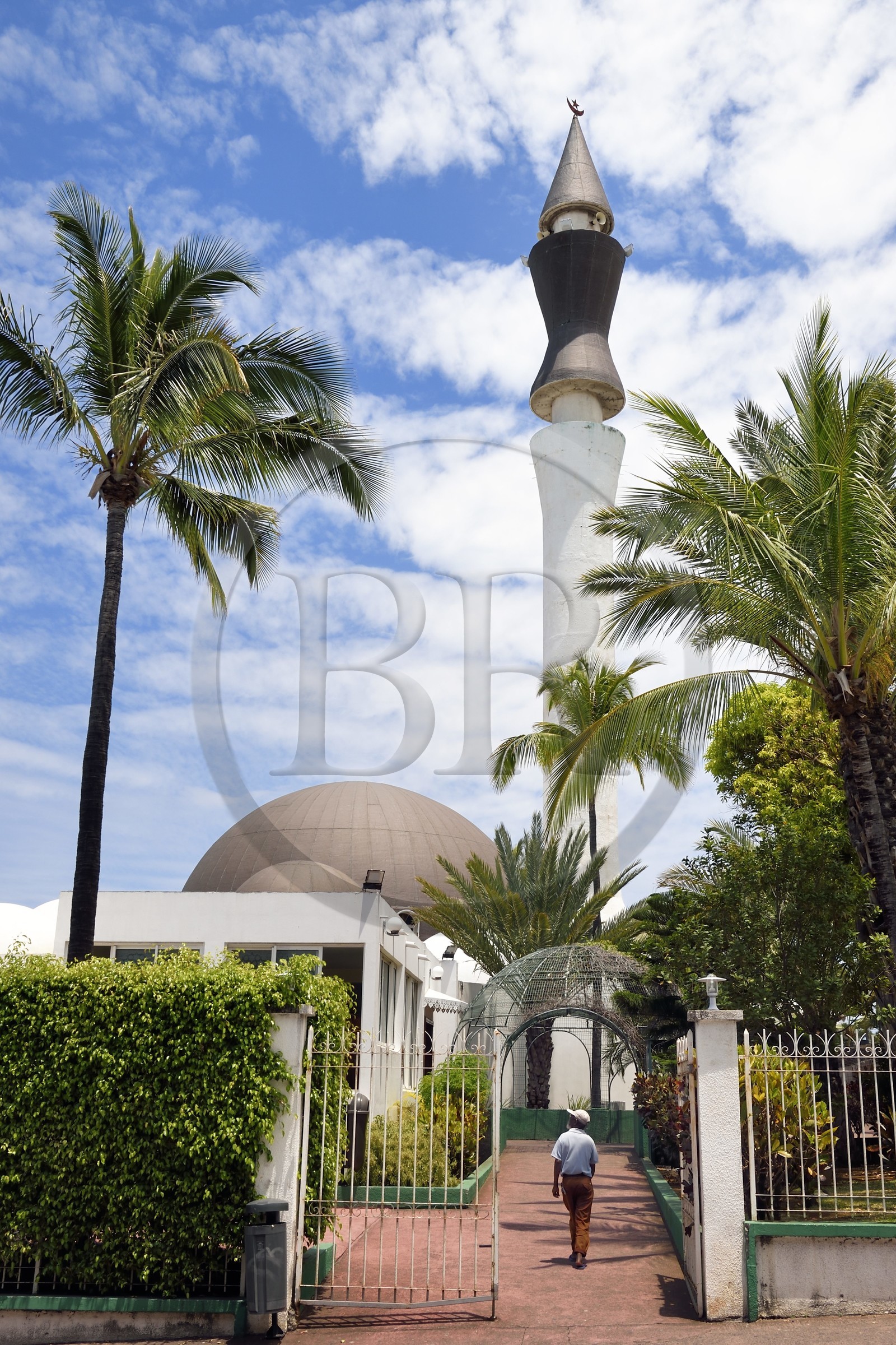 France, Ile de la Reunion, ville de Saint-Pierre, la mosquée Attyab oul Massadjid
