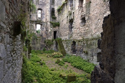 France, Dordogne (24), Périgord Blanc, Périgueux, quartier de la Cité dit de Vésone, ruines du chateau Barrière