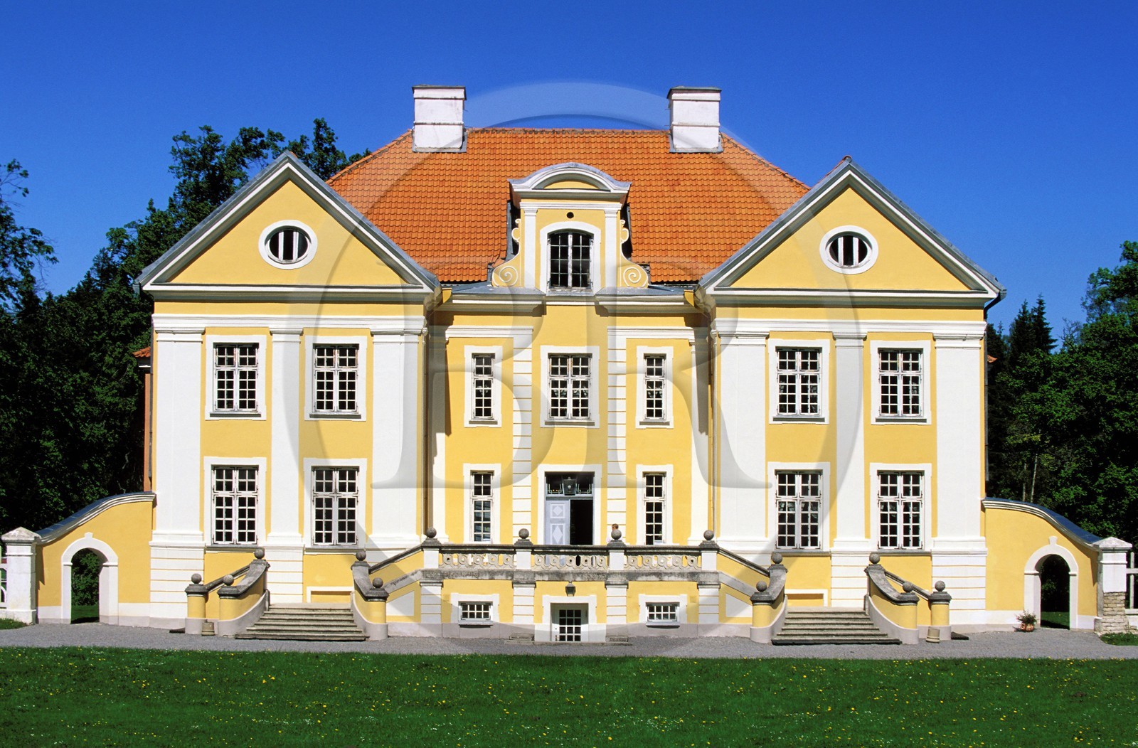 Estonie (Pays Baltes), Parc national de Lahemaa, château de Palmse