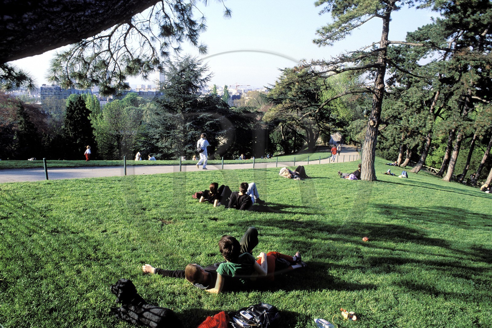 France, Paris 19ème (75), parc des Buttes Chaumont