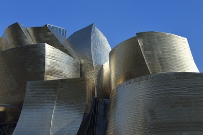 Spain, Basque Country, Biscay Province, Bilbao, the Guggenheim Museum designed by Frank Gehry