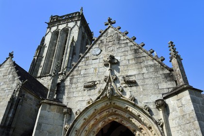France, Finistère (29), la chapelle de Saint-Herbot de style gothique flamboyant