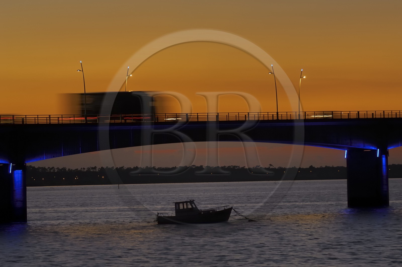 France, Charente-Maritime (17), Ile d'Oléron, le pont viaduc d'Oléron