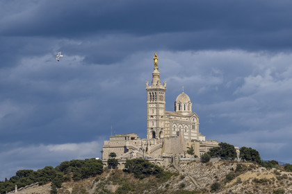 France, Bouches-du-Rhône (13), Marseille, basilique Notre-Dame de la Garde