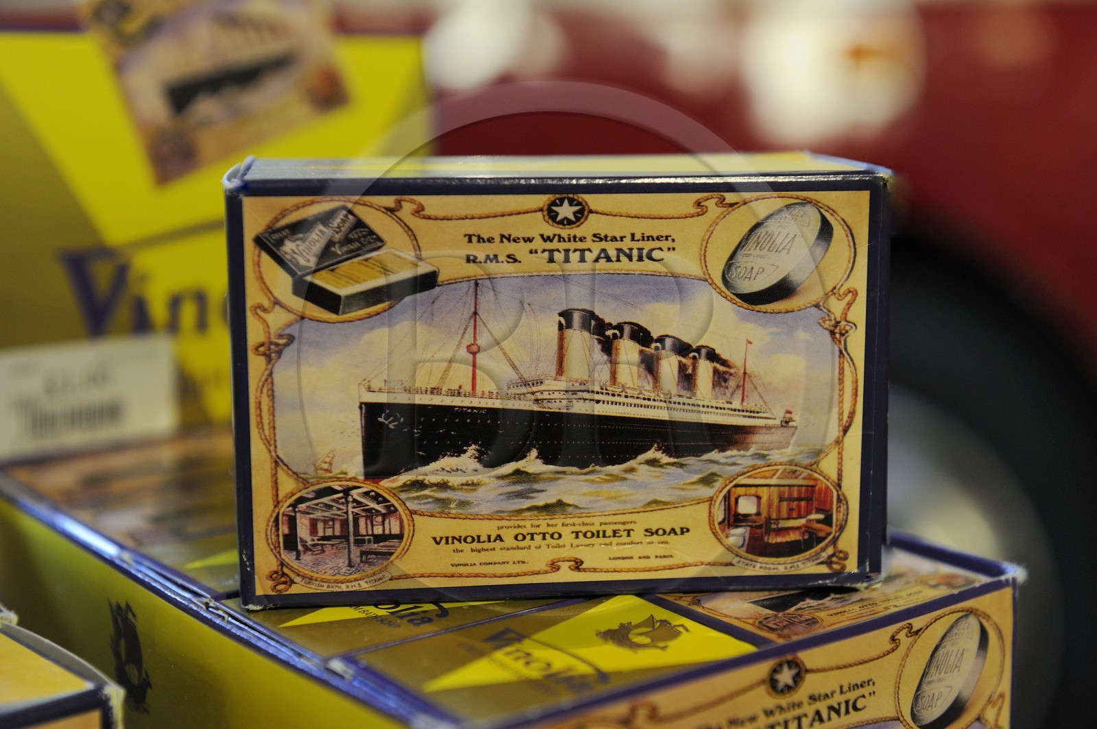 United Kingdom, Northern Ireland, Cultra near Belfast, Ulster Folk and Transport Museum, soap named after the RMS Titanic