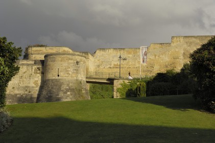 France, Calvados (14), Caen, le château ducal
