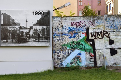 Allemagne, Berlin, Bernauer Strasse, Mémorial du Mur de Berlin (Gedenkstätte Berliner Mauer)