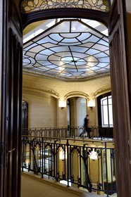 France, Meurthe-et-Moselle, Nancy, rue Saint-Jean, former Renauld bank and current BNP Paribas of Art Nouveau style