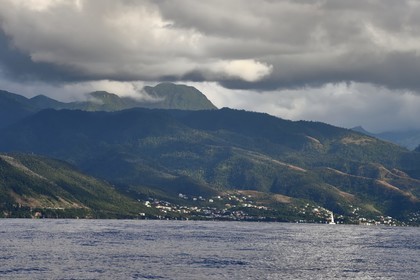 Caraïbes, Ile de la Dominique, la côte Ouest au nord de la capitale Roseau