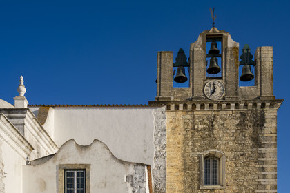 Portugal, Algarve, Faro, the old town, Faro Cathedral (or Sé de Faro) founded in the 13th century