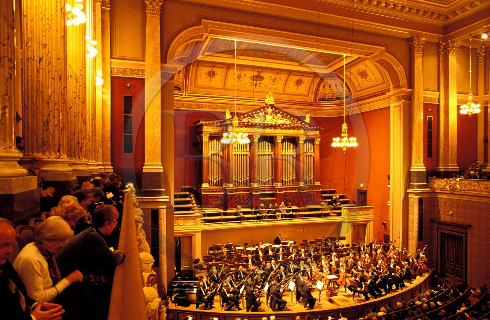 République Tchèque, Prague, Rudolfinum, salle de concert néo-Renaissance abritant l'orchestre philharmonique tchèque