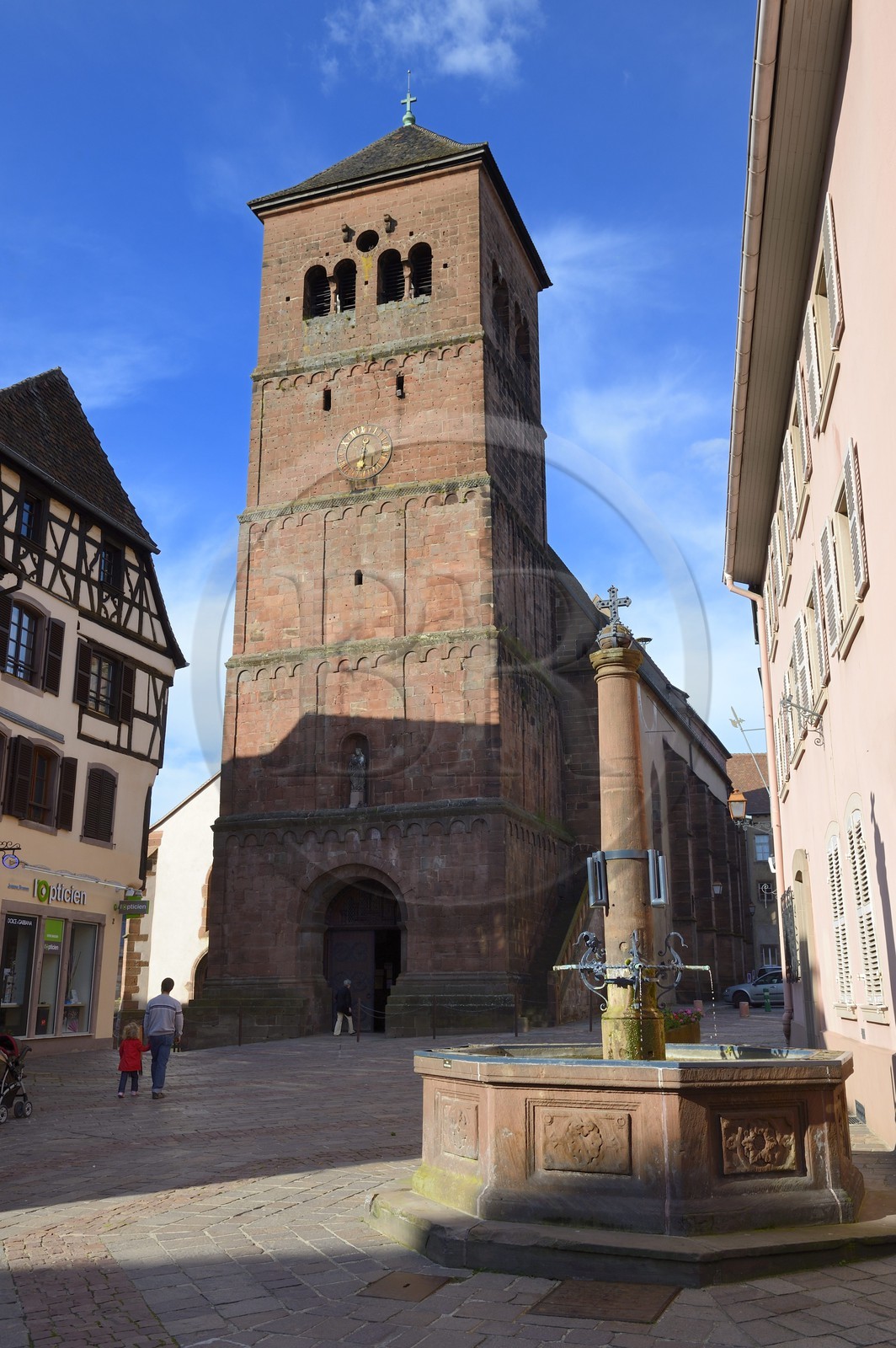 France, Bas-Rhin (67), Saverne, l'église Notre-Dame-de-la-Nativité