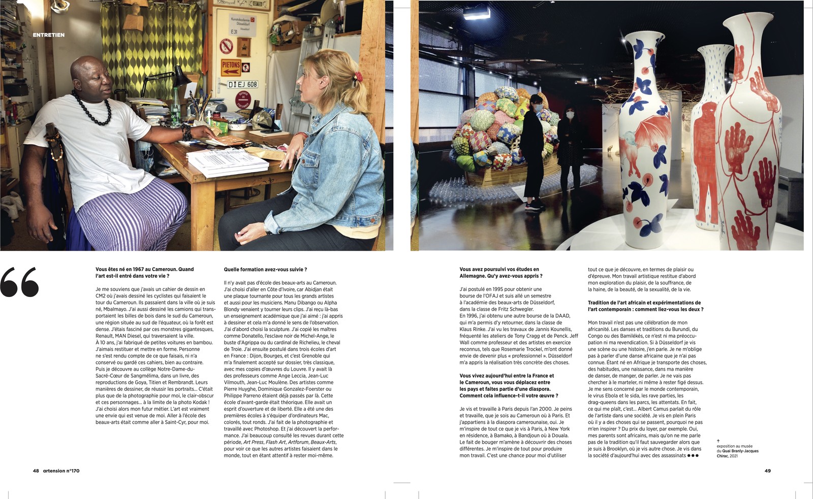 Artension n°170 Barthelemy Toguo B