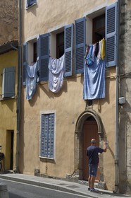 France, Var, Draguignan, building door in rue de l'Observance