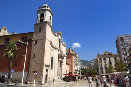 France, Var (83), Toulon, place Louis Blanc, église Saint-François-de-Paule