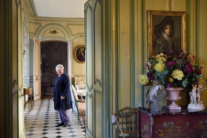 France, Seine-Maritime (76), Pays de Caux, Ermenouville, chateau de Mesnil-Geoffroy propriété de la princesse et du prince Kayali