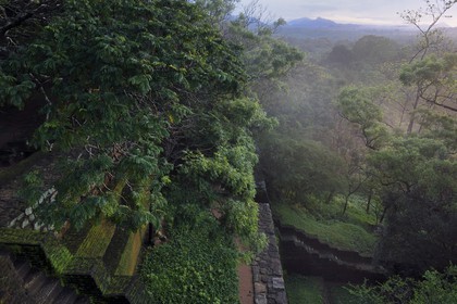 Sri Lanka, Central Province, Matale District, Sigiriya, Old city of Sigiriya listed as World Heritage by UNESCO, Rock of the Lion former Royal Palace