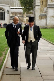 United Kingdom, London, two typical Londoner from the high society