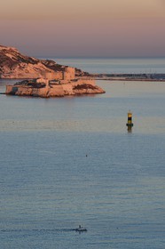 France, Bouches du Rhone, Marseille, Calanques National Park, archipelago of Frioul islands, the Chateau d'If