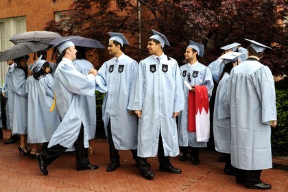 Etats-Unis, New York, Manhattan, remise de diplôme à l'université Columbia