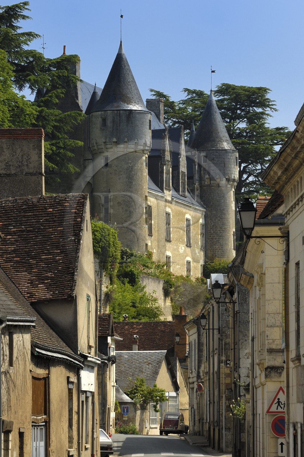 France, Indre-et-Loire (37), Montrésor, le château