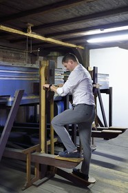 France, Bas-Rhin (67), Strasbourg, vieille ville classée au Patrimoine Mondial de l'UNESCO, la cathédrale Notre-Dame, l'alimentation en vent et les sommiers du grand orgue
