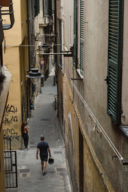 Italy, Liguria, Genoa, prostitution is still present in the alleys of the old historic center
