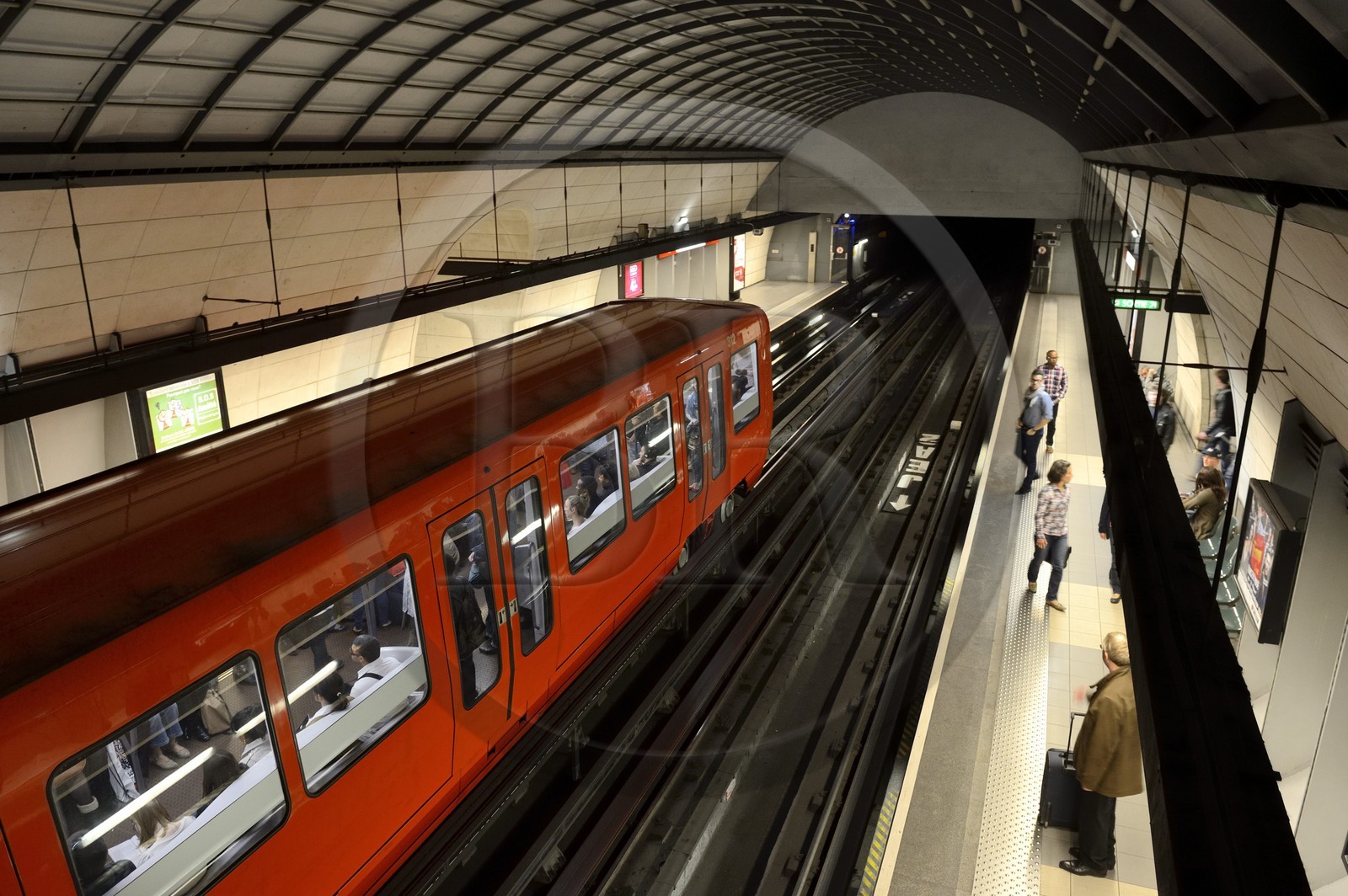 France, Rhone, Lyon, cathedrale Saint Jean underground station