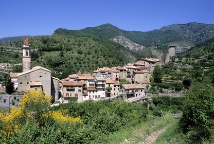 France, Alpes Maritimes, village of Luceram