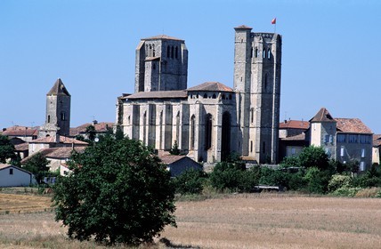 France, Gers, le Romieu, Saint Pierre collegiate (14th century)