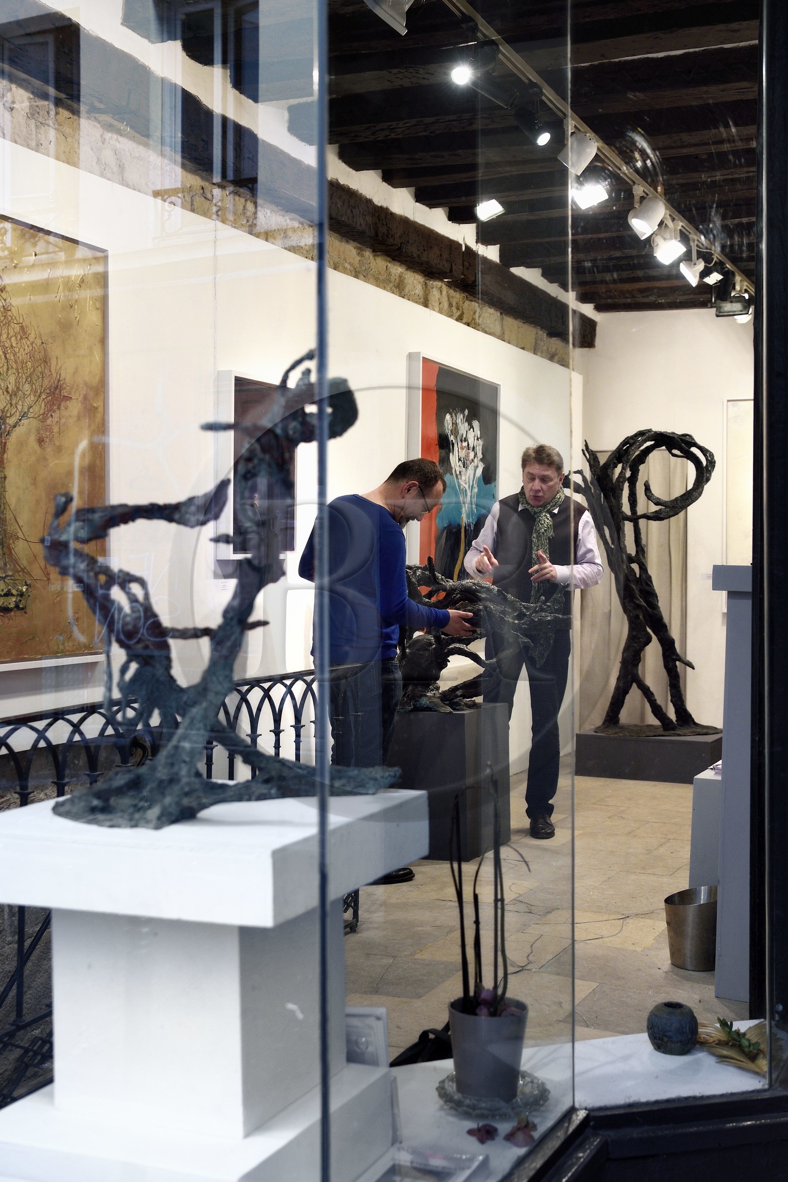 France, Paris, Galerie Koralewski, galerie d'Art contemporain