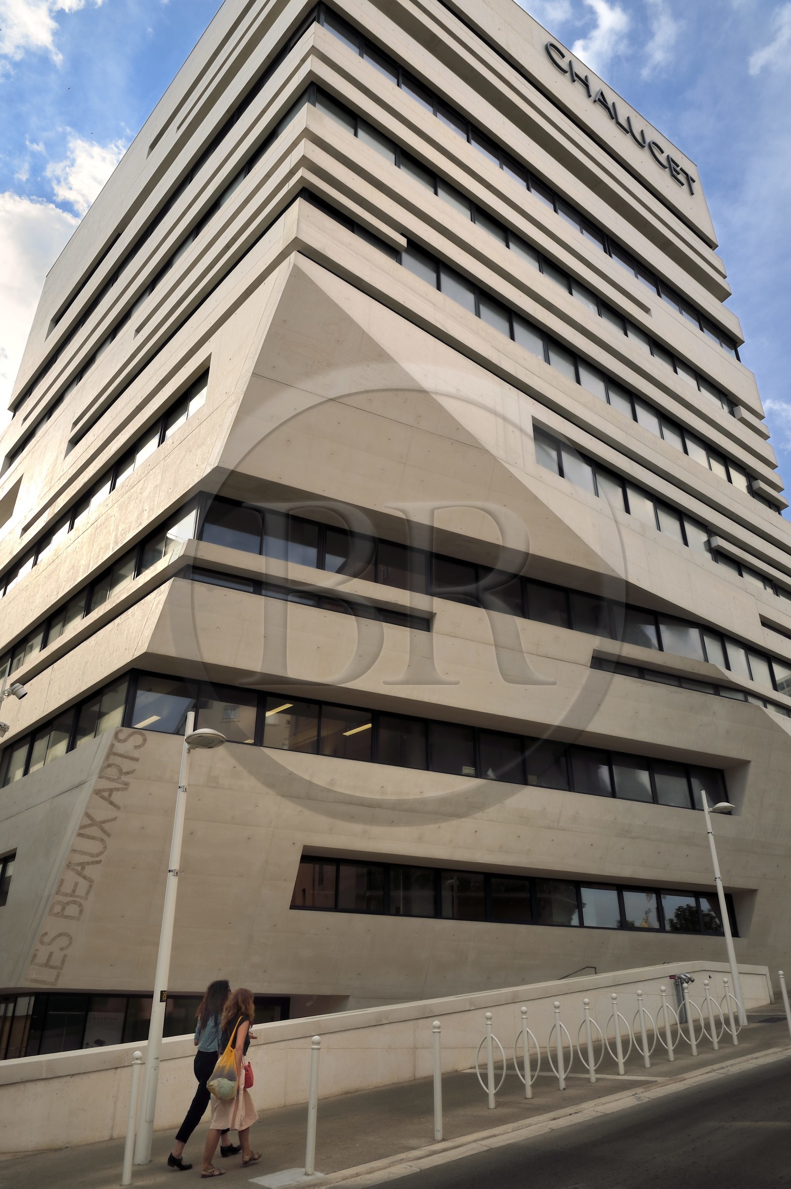 France, Var, Toulon, quartier Chalucet, building housing the Toulon Provence Méditerranée School of Art and Design (ESADTPM)