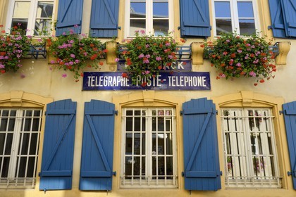 France, Moselle, Rodemack, labelled Les Plus Beaux Villages de France (The Most Beautiful Villages of France), the Post Office