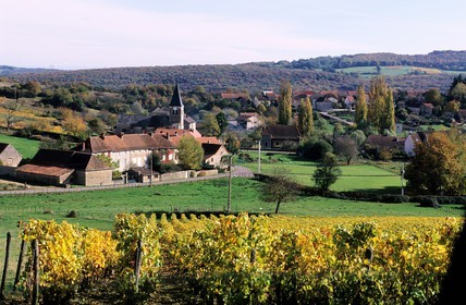 France, Saône-et-Loire (71), village de Martailly-lès-Brancion