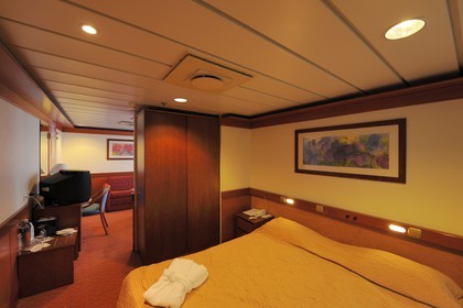 The cruise ship Princess Danae, cabin cat 8