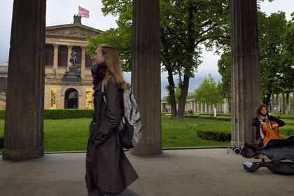 Allemagne, Berlin, l'Ile aux musées, classée Patrimoine Mondial de l'UNESCO, la Alte Nationalgalerie