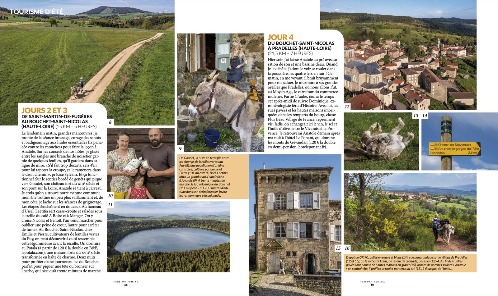 1060 Slow tourisme Stevenson avec un âne B