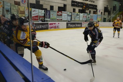 France, Haute-Savoie (74), Morzine, match de hockey sur glace du Hockey Club Morzine-Avoriaz appelé les Pingouins