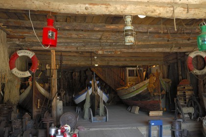 Norway, Nordland County, Lofoten Islands, Moskenes island, fish museum at the village of A (Å)